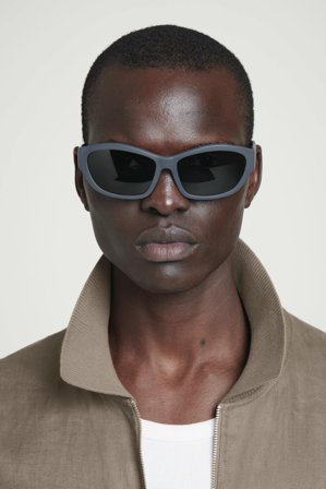 COS Men's Sporty Sunglasses in Dark Blue