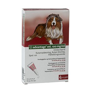 Advantage, hund 10-25 kg
