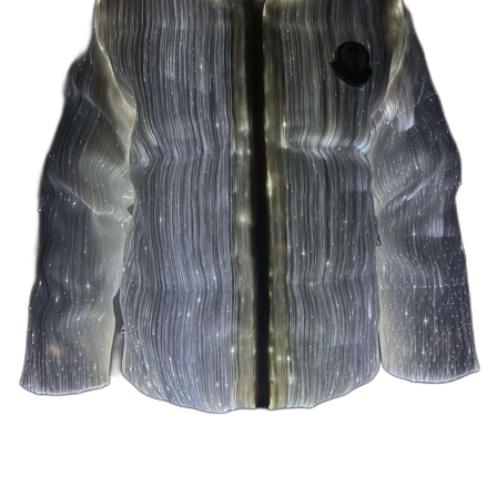 Glittrig jacka från Palm Angels X Moncler.