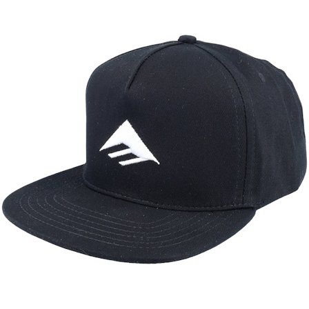 Emerica - Bílá trucker Kšiltovka - Classic Black/White Snapback @ Hatstore