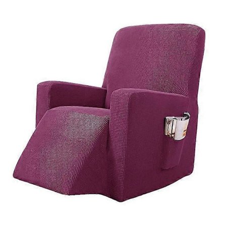 Joustava lepotuolin päällinen, uusin Jacquard-lepotuolin suojus sivutaskulla, liukumaton istuva lepotuolin päällinen, sohvan suojus