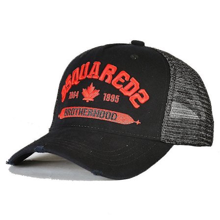 Herr Mesh Baseball Keps Broderi Bokstäver Dsquared2 Svart