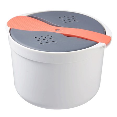 Mikrovågsugn Ris Korn Ångkokare Återanvändbar Grönsaks Värmegryta Kökstillbehör