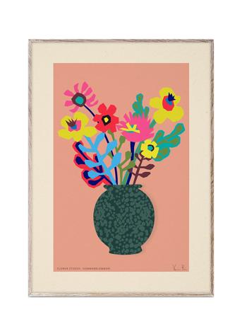 Flower Studies 02 - 50X70 Home Decoration Posters & Frames Posters Nature Multi/mønstret Paper Collective*Betinget Tilbud