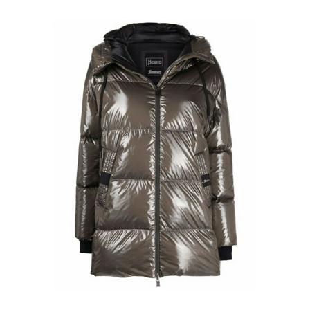 Herno Pi177Dl 12345 Duvet Grå, Dame Dunjakker