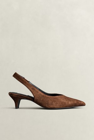 GANT Damen Tillbye Veloursleder Pumps (40) Braun