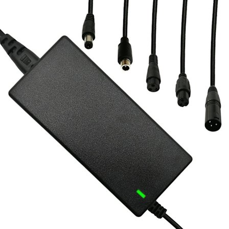 Elektrisk sparkesykkel lader - 36V/42V 2A Universallader - Med 5 batteriladerkontakter