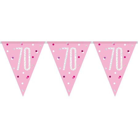 Flaggirlander 70 år Rosa & Sølv