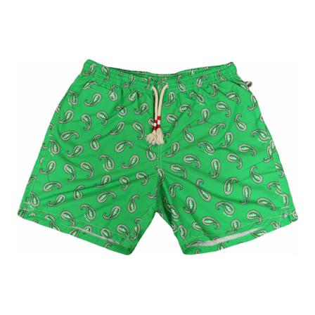 MC2 Saint Barth Paisley Swimshorts Grøn, Herre Træning