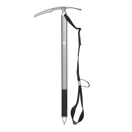 Black Diamond Raven Ice Axe with Grip Mountaineering equipment Grey 55 CM