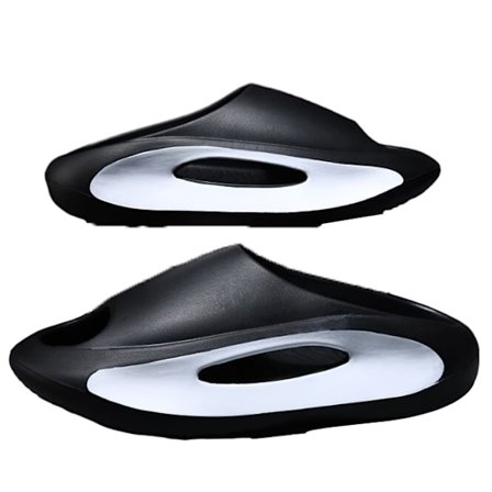 Hernesko for menn, avslappet yttertøy, tykk såle, kule tøfler