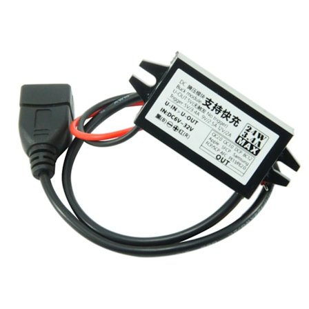 til DC6V~32V til 5V~12V USB Bil Dashboard Kamera Opladningsadapter Strømforsyning