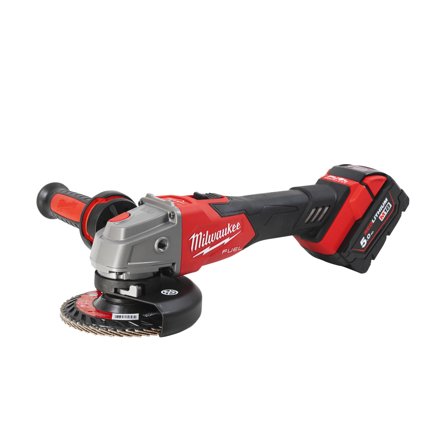 Milwaukee M18FSAG125XB502X Vinkelsliper Ø125 mm, med batteri og lader, Maskiner