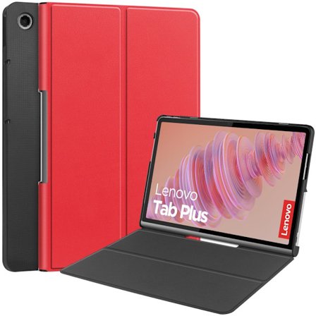 SKALO Lenovo Tab Plus 11.5" Duofold PU-Nahkakotelo - Punainen