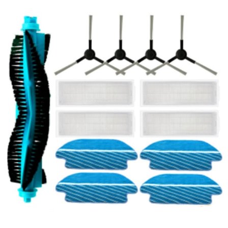Til Cecotec Conga 3290 3390 3490 3590 3690 3790 3890 Ultra Titanium Vital Robot Støvsuger Dele Hoved Sidebørste Hepa Filter