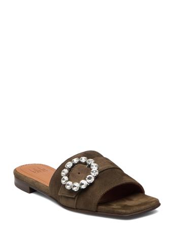 A4097 Shoes Summer Shoes Flat Sandals Brun Billi Bi*Betinget Tilbud