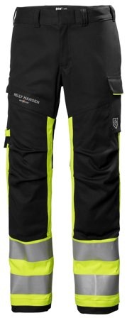 Helly Hansen Workwear Fyre Työhousut musta/Hi-Vis-keltainen C44, Vaatteet