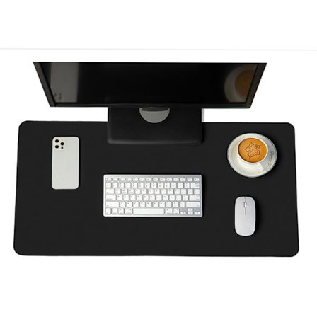 Överdimensionerad musmatta för bärbar dator, stor, vattentät, läderunderlägg för skrivbord