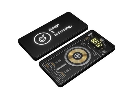 SCX.design Powerbank P19 svart 5000 mAh - Lyreco - Profilsortiment - Mobiler och tablets - Powerbanks - Standard