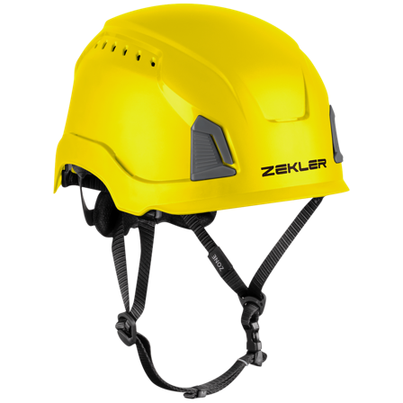 Zekler Zone Standard Gul Vernehjelm med 12 ventilasjonshull Gul, Hodebeskyttelse