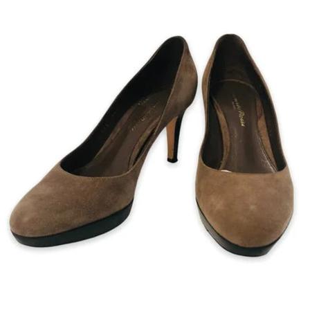 Gianvito Rossi Pre-owned, Pre-owned Suedeheels Bruin, Dames, Maat:36 EU