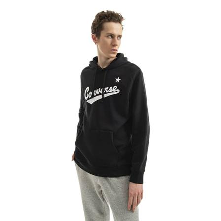 Converse, Script Hoodie FT 10017675-A06 Czarny, Mężczyzna, Rozmiar: L