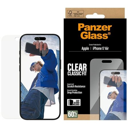 PanzerGlass Classic Fit EasyAligner herdet glass for iPhone Air