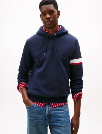 Tommy Hilfiger Rwb Insert Hoodie - Black - L
