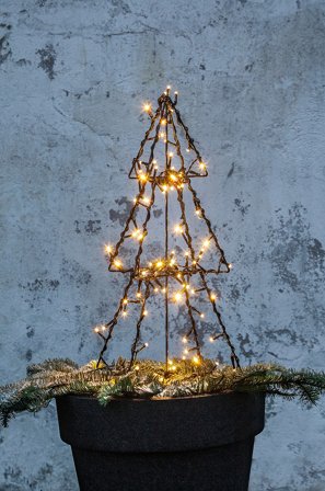 Jotex - Utendørsdekor Foldy 50 cm Svart - Kjøp Dekorativ julebelysning hos Jotex