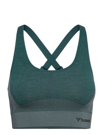 Hummel Hmlclea Seamless Sports Top - Green - S