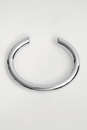 COS Oval Bangle in Silver-coloured - Women