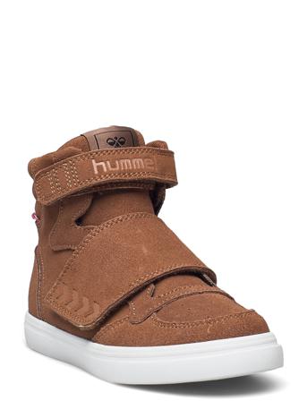 Stadil Tonal Jr High-top Sneakers Brun Hummel