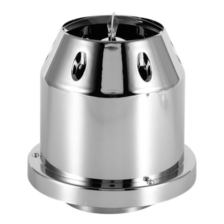 Universaali 76 mm auton muokkaus korkeavirtaisuinen imuilmanottoilmansuodatinpuhdistin (hopea)