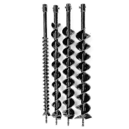 40/60/80/100mm Jordbor Dobbelt Blad Borbit Hegnsborer til Benzin Pæleborer - WELLNGS