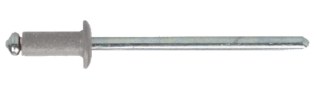 Ejot 130841 Blindnagle AL/ST, konveks Lys sølv, 4x10 mm, 500-pakning, Innfesting