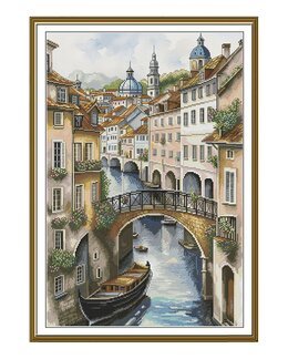 Broderikit Tavla Staden av kärlek Venice - Nova Sloboda