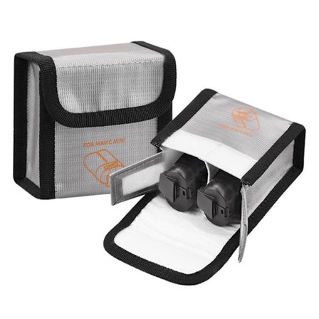 DJI Mavic Mini battery stötsäker storage väska - Size: 8.5 x 9.1 x 4.7cm