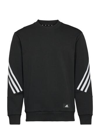 Sportswear Future Icons 3-Stripes Sweatshirt Sweat-shirt Genser Svart Adidas Performance