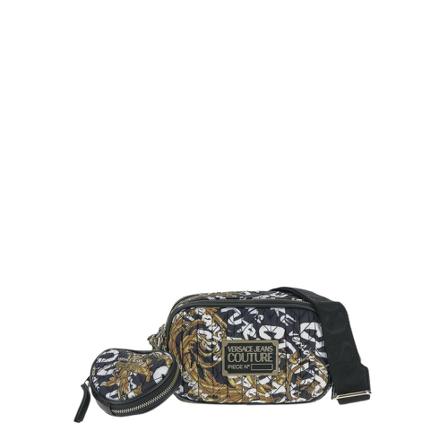 Versace Jeans Couture, Printed Bag Zwart, Dames, Maat:ONE Size
