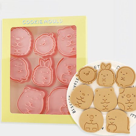 8 st/ set Corner Bio Shape Cookie Form DIY Dekoration Baking Coo