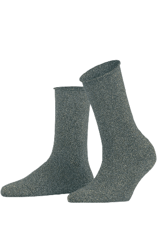 Falke Shiny Sockor Dam Grå 39-42