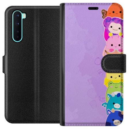 Kompatibelt Lommeboketui til OnePlus Nord Mørk silhuett av Jesus med tornekroner mot svart bakgrunn med sterk kontrast og hvit typografi