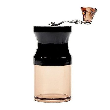 Mini Manuel Kaffekværn Akryl Håndjusterbar Burr