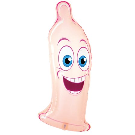 Folieballonger Kondom 42x98cm - Partyninja.se