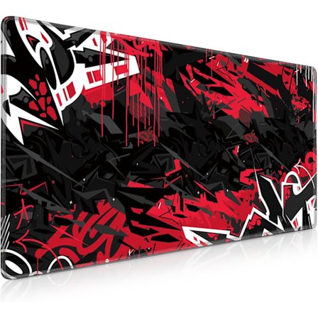 Stor musmatta, gamingmusmatta, 900x400mm (35,4x15,7 tum), XXL-musmatta, skrivbordsunderlägg med halkfri bas, slitstark vattentät musmatta