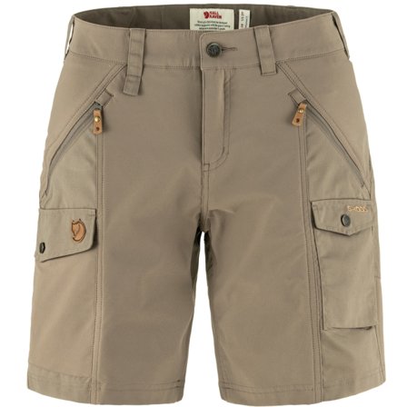 Fjällräven Nikka Shorts Curved 40 - female - Suede Brown - Shorts & Jupes