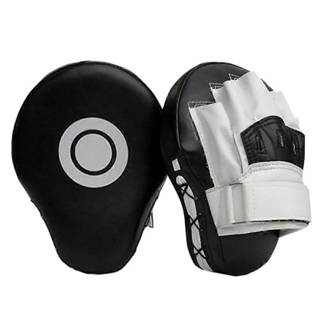 Læder Boksehandsker, Fokus Mitts, Måltræning Håndbeskyttere til Karate, Muay Thai Kick, Sparring, Do.pa