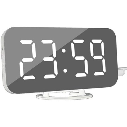 Digitaalinen herätyskello - Moderni herätyskello USB-portilla