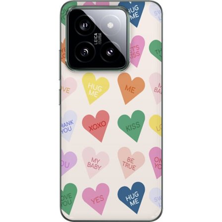 Yhteensopiva Puhelinkuori Xiaomi Xiaomi 14 Karkkisydämet
