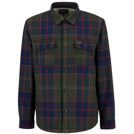 Barbour M's Willberry Regular Brushed Check Overshirt Classic Tartan